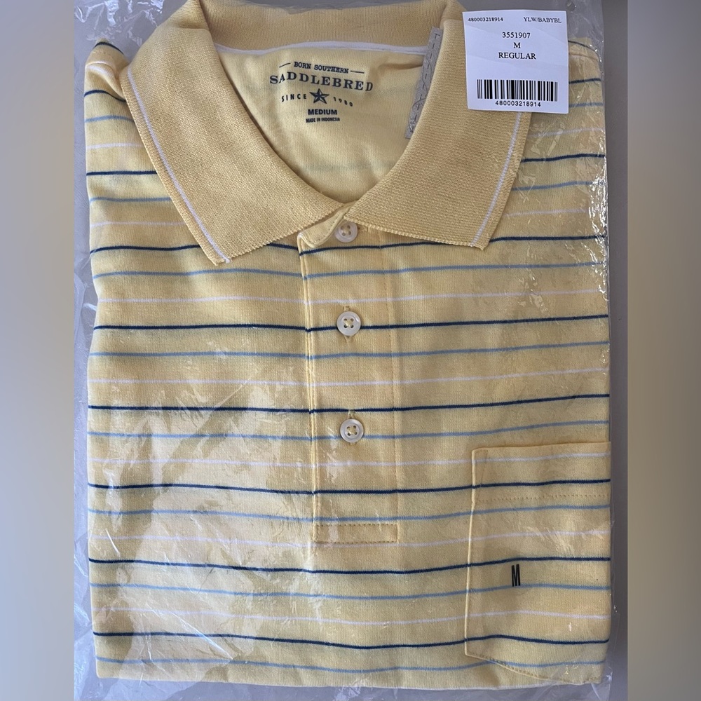 Saddlebred yellow polo
